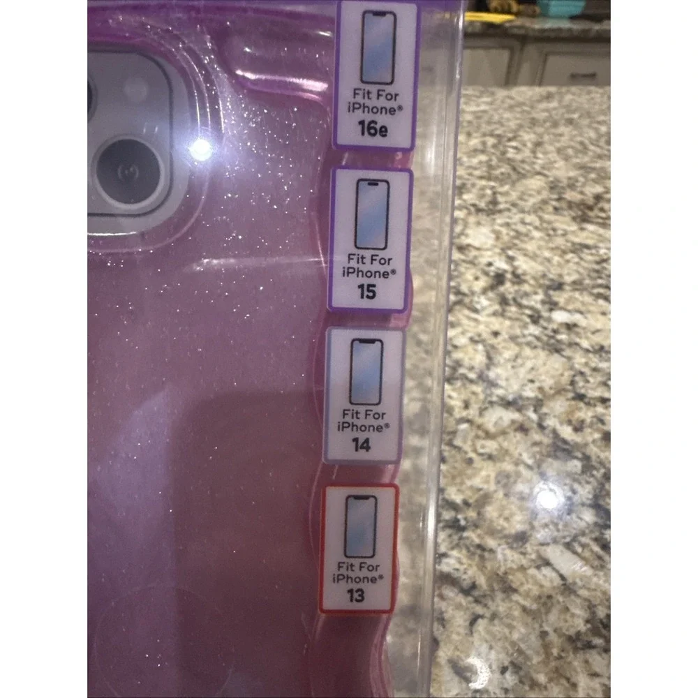 NEW NeeDoh Jelly Phone Case Pink iPhone 16e 15 14 13 Squishy Viral Sensory Cover
